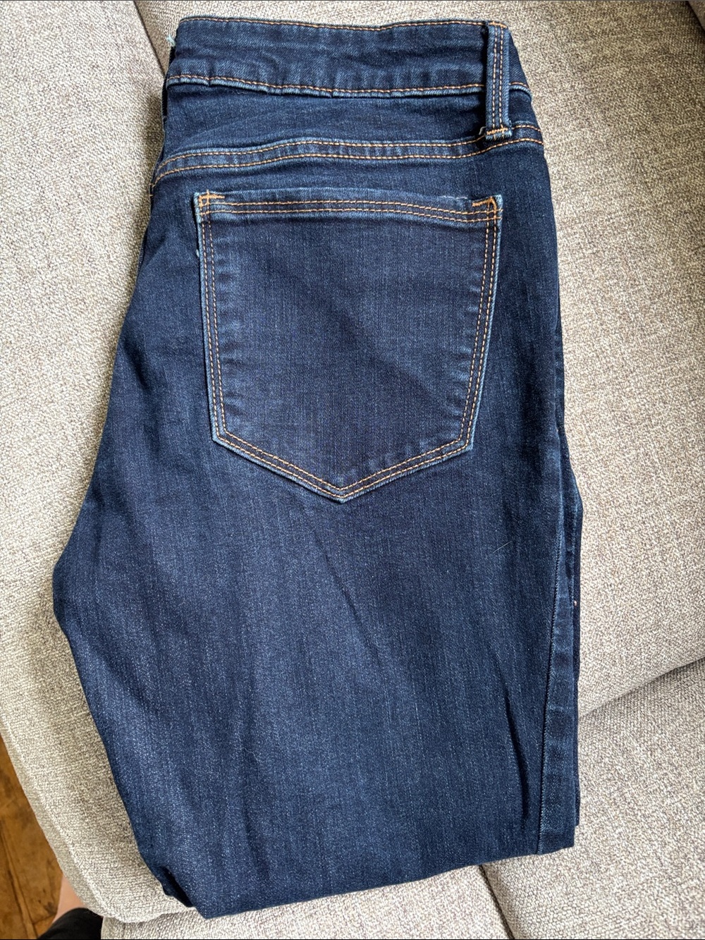 Old Navy Rockstar  dark washed denim skinny jeans size 12